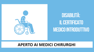 Clicca per accedere all'articolo LA RIFORMA SULLA DISABILITÀ: IL CERTIFICATO MEDICO INTRODUTTIVO