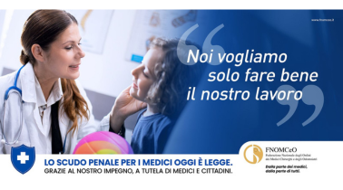Clicca per accedere all'articolo FNOMCeO - LO SCUDO PENALE PER I MEDICI OGGI E' LEGGE